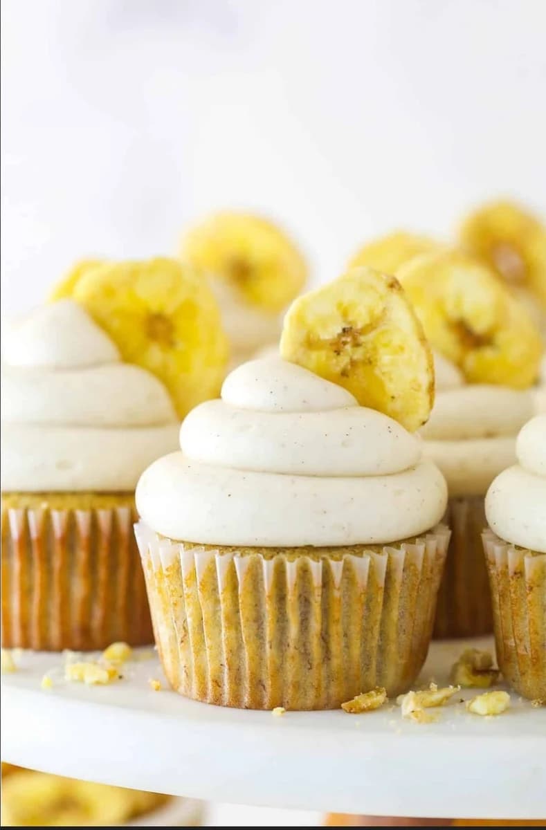 Cupcake de plátano